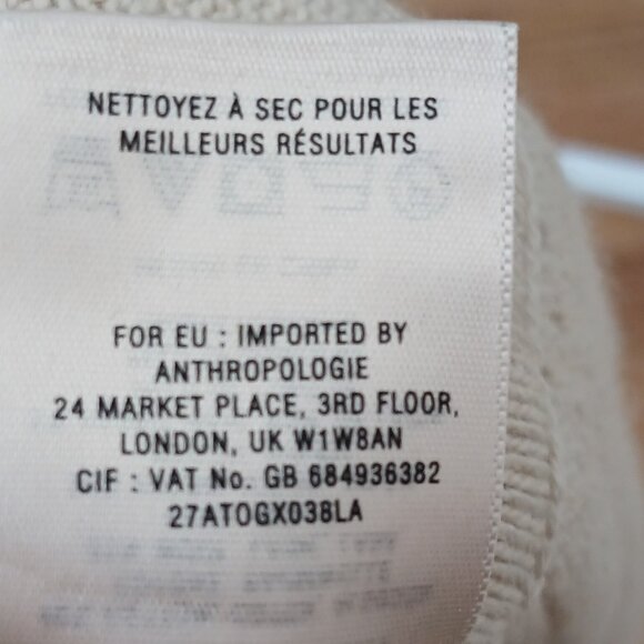 Anthropologie Knitted & Knotted Draped Open Front Cardigan Size Medium - Picture 8 of 8